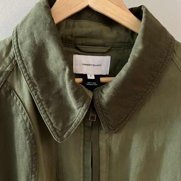 Current Elliot the relaxed military jacket Size 2 like Medium - Picture 4 of 15